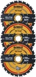 Набор пильных дисков DeWalt Elite Series 24T 190 x 30 мм 3 шт. DT10399-QZ (5035048099469) - изображение 2