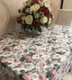 Скатертина водо и жиро відштовхувальна з тефлоновим покриттям 120*180, рожеві троянди - зображення 2