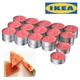 Ароматические свечи таблетки IKEA LOTSFÅGEL Арбуз 30 шт 3,5 часа горения чайные декоративные розовые аромасвечи ИКЕА - изображение 2