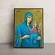 Именная икона Святая Праведная Анна 14 × 19 см - изображение 1