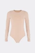 Жіноче бавовняне боді Giulia Body line 3307/010 S/M Beige-beige - зображення 1