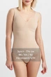 Жіноче коригуюче боді з мікрофібри Giulia BODY SLIP SHAPEWEAR XXL Beige-light nude - изображение 5
