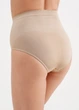 Трусы женские корректирующие Giulia SLIP MODELLING L/XL Beige, бесшовные, микрофибра, высокая посадка - изображение 2