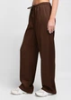 Жіночі прямі шовкові штани Giulia ROYAL SILK 4332/050 M Brown-chocolate brown - изображение 7