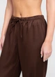 Жіночі прямі шовкові штани Giulia ROYAL SILK 4332/050 M Brown-chocolate brown - изображение 9