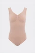 Жіноче коригуюче боді з мікрофібри Giulia BODY SLIP SHAPEWEAR L/XL Beige-nude - зображення 1