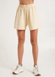 Жіночі шорти з двонитки та необробленим краєм Giulia STREET STYLE 4204/180 S/M Beige-beige - зображення 3