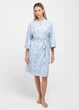 Жіночий халат з принтованої бавовни Giulia COTTON BLOOM 7239/010 XL Multicolor-ballad blue leo - изображение 1