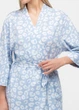 Жіночий халат з принтованої бавовни Giulia COTTON BLOOM 7239/010 XL Multicolor-ballad blue leo - изображение 3