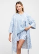 Жіночий халат з принтованої бавовни Giulia COTTON BLOOM 7239/010 XL Multicolor-ballad blue leo - изображение 4