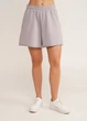 Жіночі шорти з двонитки та необробленим краєм Giulia STREET STYLE 4204/180 S Grey-light grey - зображення 1