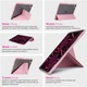 Чехол для планшета ArmorStandart Y-Type PEN для Lenovo Idea Tab с креплением для стилуса Pink (ARM91189) - изображение 3