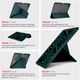 Чехол для планшета ArmorStandart Y-Type PEN для Xiaomi Redmi Pad 2 Pro с креплением для стилуса Pine Green (ARM91190) - изображение 3