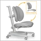 Дитяче крісло Mealux Ortoback Duo Grey (арт.Y-510 G) - изображение 5