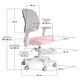Дитяче крісло Mealux Atlas Air Pink Grey (арт.Y-309 KPG) - зображення 5