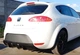 Задній дифузор DPT V-2 (2009-2012, чорний глянець) для Seat Leon рр - зображення 2