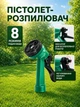 Спиральный шланг для полива 10 м быстросъёмный с распылителем на 8 режимов - изображение 8