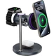 БЗУ WIWU Wi-W041 Space Qi2 3 in 1 wireless charger Black - изображение 2