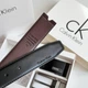Мужской Ремень С Двумя Пряжками Кельвин Кляйн Черный Двусторонний Calvin Klein - (294814) - изображение 4