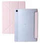 Чехол Transparent Origami на Samsung Galaxy Tab A11 Plus (11") / чехол для планшета с функцией подставки / розовый - изображение 1