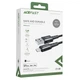 Дата кабель Acefast C1-02 USB to Lightning 2.4A (1.2m) (Black) (253607) - зображення 4