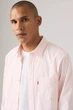 Чоловіча картата сорочка Levi's 50(L) Білий-Рожевий (149333) - зображення 4