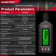 Цифровой шумомер HABOTEST HT72A, децибелометр 30–130 дБ, с LCD-дисплеем, функцией MAX и ветрозащитной губкой, черный - изображение 4
