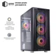 Корпус QUBE GALAXY RGB Black (GALAXY_FCNU3) - изображение 2