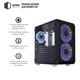 Корпус QUBE NEPTUNE mini (QB08N_FCNU3) - изображение 2