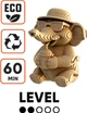 Картонный конструктор Cartonic Collectible ELEPHANT (CCARTELEP) - изображение 9