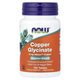 Мідь NOW FOODS Copper Glycinate 3mg 120 табл. - зображення 1