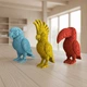 Картонный конструктор Cartonic 3D Puzzle TROPICAL BIRDS TRIO (CARTTRIOBIRDS) - изображение 5
