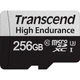 Карта пам\'яті Transcend 256GB microSDXC class 10 UHS-I U3 High Endurance (TS256GUSD350V) - зображення 1