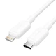 Дата кабель USB-C to Lightning 1.0m 3A white Vention (LAJWF) - зображення 1