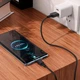 Дата кабель USB 2.0 AM to USB-C 1.0m Cool silicone X90 black HOCO (6931474788443) - изображение 6