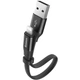 Дата кабель USB 2.0 AM to Lightning 0.23m 2A black Baseus (CALMBJ-B01) - зображення 2
