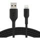 Дата кабель USB 2.0 AM to Lightning 1.0m black Belkin (CAA002BT1MBK) - зображення 1