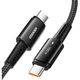 Дата кабель USB-C to USB-C 1.0m 100W black Essager (EXCTT1-CG01) - зображення 1