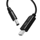 Кабель живлення USB to DC 5.5x2.5mm 12V 1.0m black ColorWay (CW-CBUD067-BK) - зображення 6