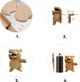 Картонный конструктор Cartonic Collectible HIPPO (CCARTHIPO) - изображение 7