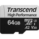 Карта пам\'яті Transcend 64GB microSDXC class 10 UHS-I U3 A2 (TS64GUSD340S) - зображення 2