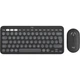 Комплект (клавиатура, мышь) беспроводной Logitech Pebble 2 Combo Graphite (920-012239) - изображение 1