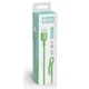 Дата кабель USB 2.0 AM to USB-C 1.0m soft silicone green ColorWay (CW-CBUC042-GR) - зображення 2