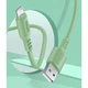 Дата кабель USB 2.0 AM to USB-C 1.0m soft silicone green ColorWay (CW-CBUC042-GR) - зображення 3