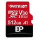 Карта памяти Patriot 512GB microSD class 10 UHS-I U3 (PEF512GEP31MCX) - изображение 1