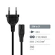 Кабель питания C7 2m black ColorWay (CW-CBP085-BK) - изображение 6