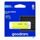 USB флеш накопитель Goodram 8GB UME2 Yellow USB 2.0 (UME2-0080Y0R11) - изображение 4