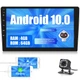Автомагнитола NHOPEEW Android 10 с поддержкой Carplay, 4 + 64 ГБ памяти, 9-дюймовый сенсорный экран камерой заднего вида - изображение 1