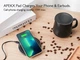 Кружка с подогревом APEKX Smart Warmer 2в1 + беспроводная зарядка 15W, 380 мл, USB-C, поддержка температуры 55°C, черная - зображення 5