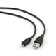 Кабель USB 2.0 AM - microUSB (5P), 0.5 м, черный, Cablexpert (CCP-MUSB2-AMBM-0.5M) - изображение 1